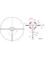 Visor BUSHNELL R5 3-9x40 Side Focus SFP Multi-X ilum. - Imagen 3