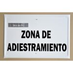 Tablilla Zona de Adiestramiento (C. Valenciana) 50×33