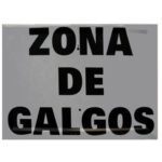 Tablilla Zona de Galgos (España) 30×20