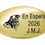 CHAPA GRABADA  JABALÍ